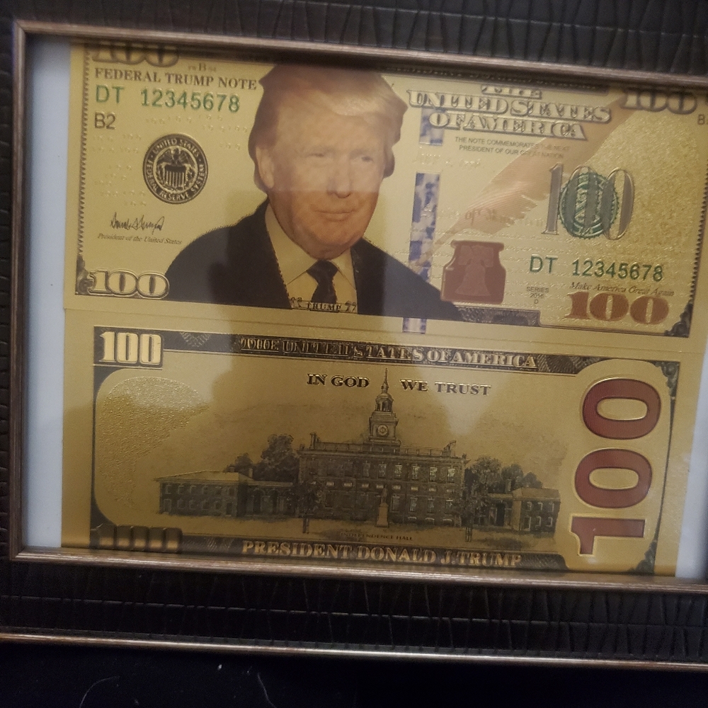 Trump framed